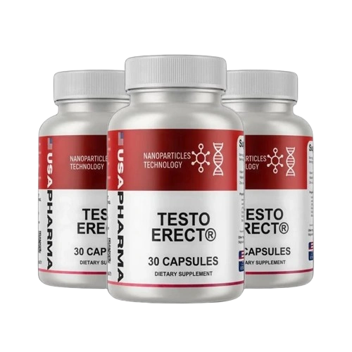 TestoErect  3 Bottle Pack – Advanced Male Vitality & Hormonal Balance Support